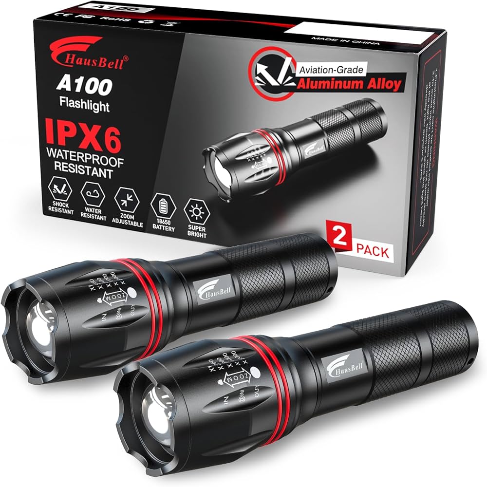 Hausbell Led Flashlight High Lumens