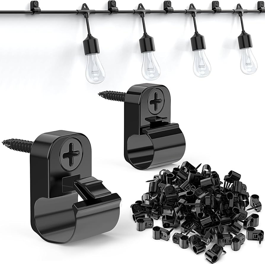 Lewufe Outdoor String Lights Hangers