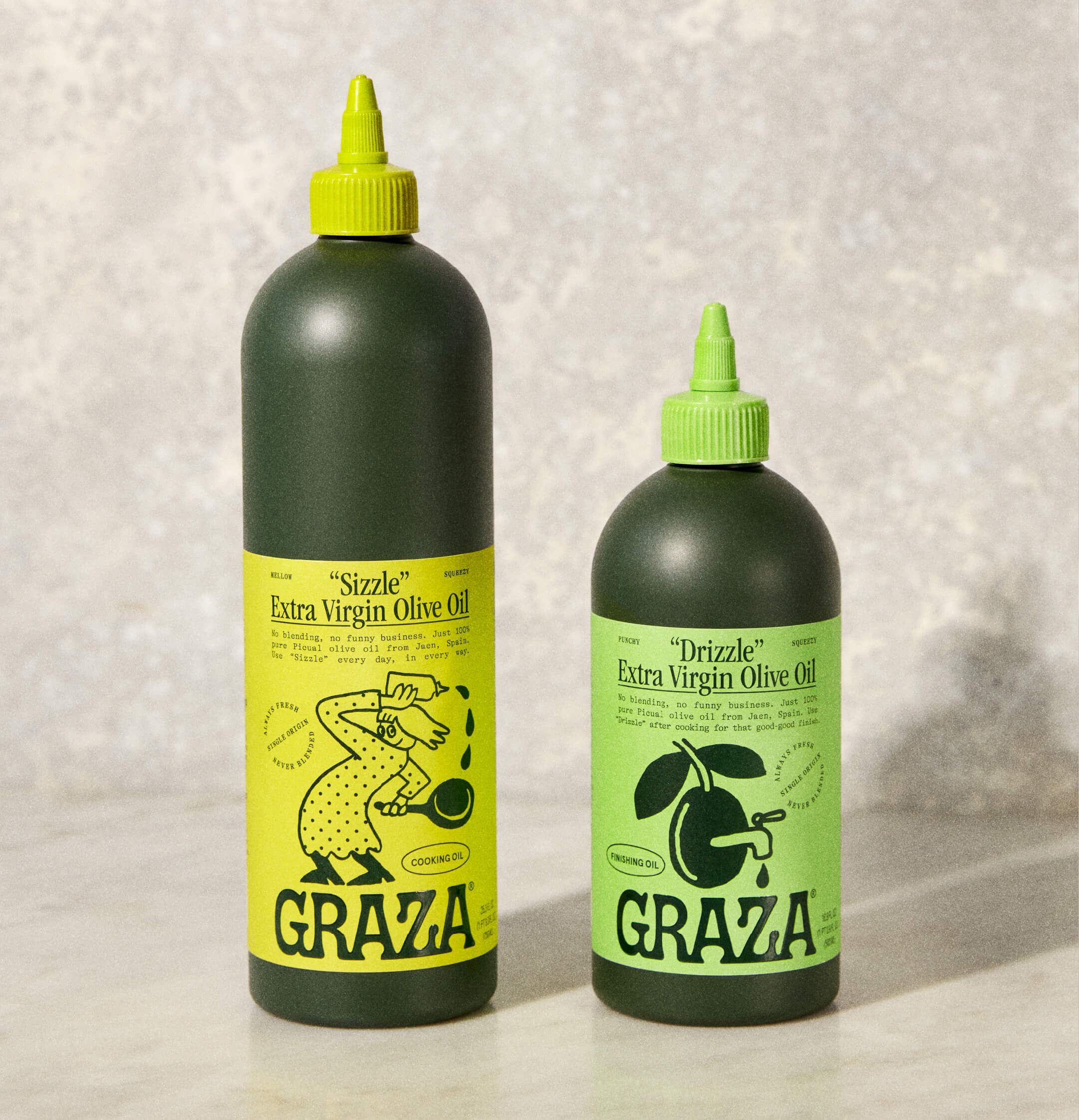Drizzle” & “sizzle” Olive Oil
