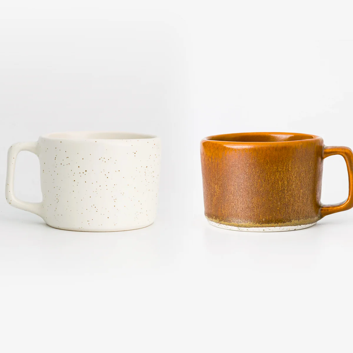 Pair Of 10oz Short Mugs