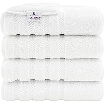 American Soft Linen Luxury 4 Piece Bath Towel Set