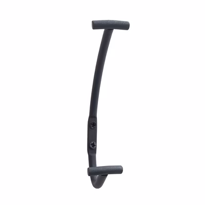 Bent Wire Hook Black - Threshold™: Powder-coated Steel Wall Hook, Decorative Towel Hook, Single Black Hook