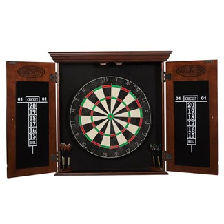 Dmi Sports Dublin Bristle Dartboard And Cabinet Set