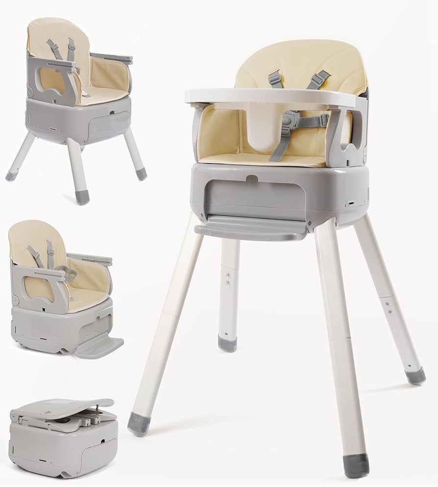 4-in-1 Portable High Chair For Babies And Toddlers Indoor/outdoor