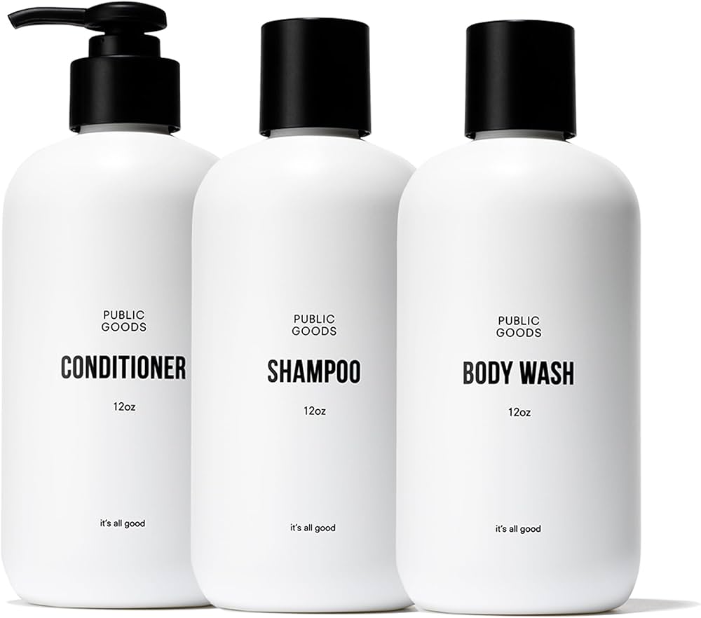 Public Goods Shower Essentials For Men And Women | Natural Shampoo