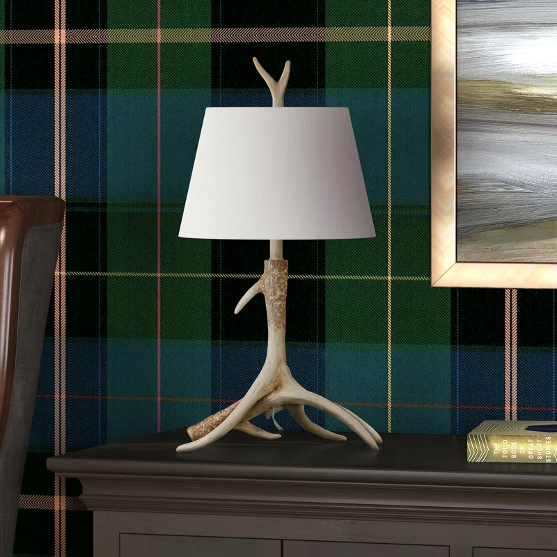 Brixtin Resin Antler Table Lamp