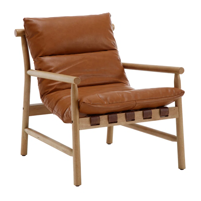 Fiona Faux Leather Armchair