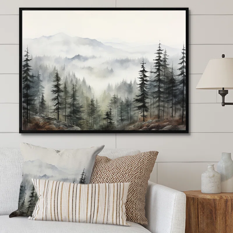 " Pine Tree Misty Mountain II "