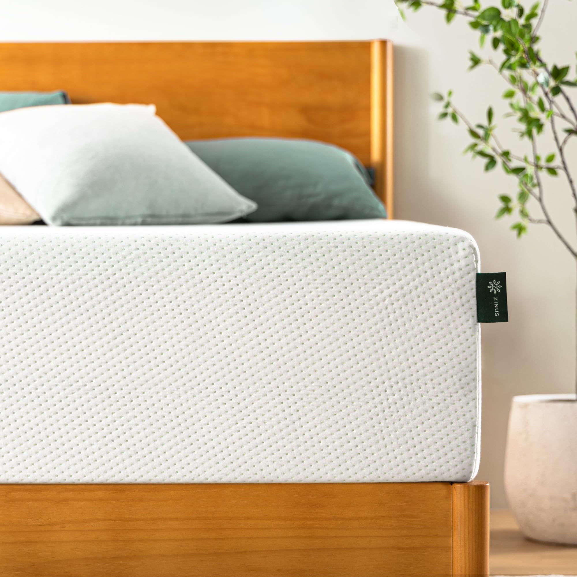 Zinus 12 Inch Green Tea Memory Foam Mattress [new Version]