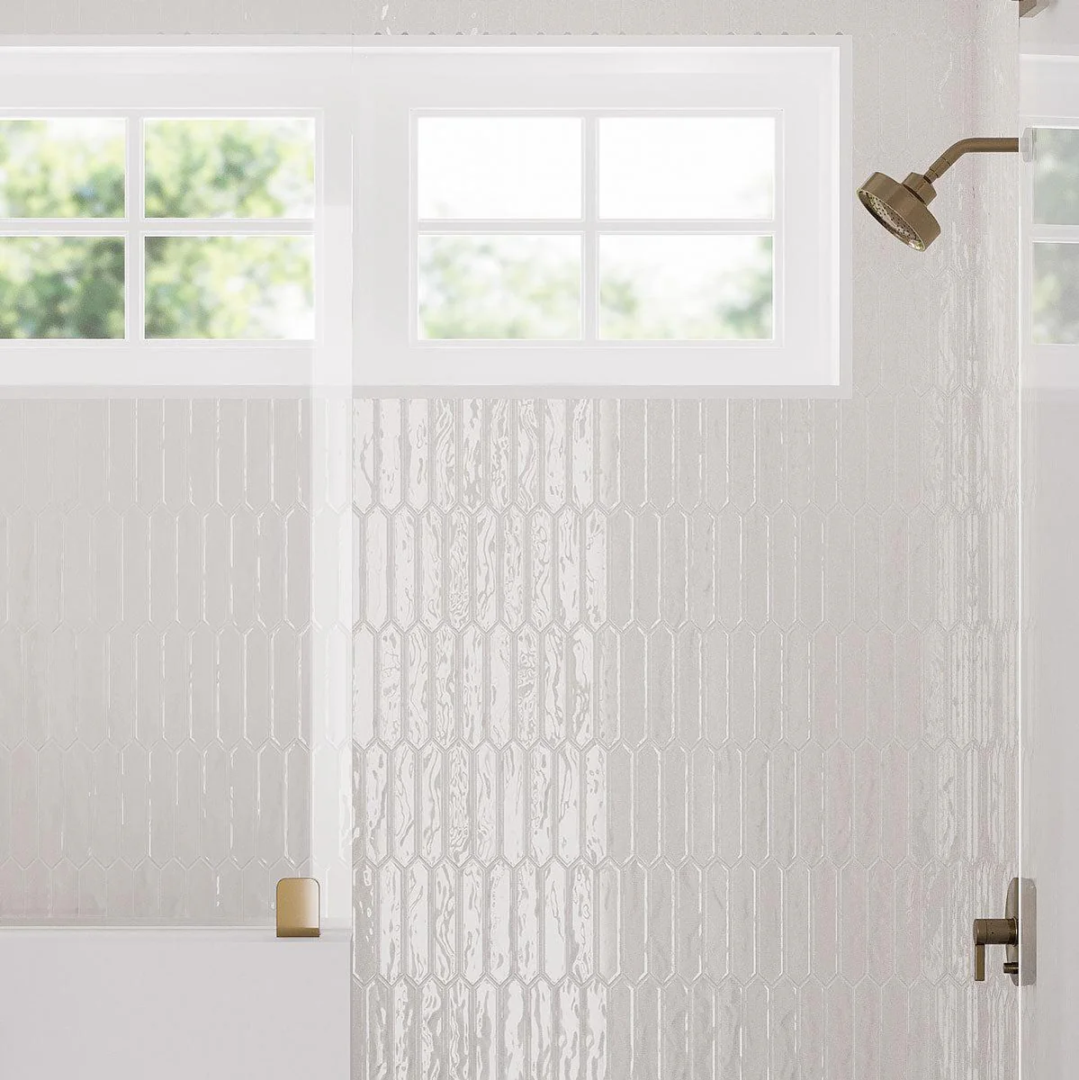 Picchetto Pearl Gloss Ceramic Picket Tile