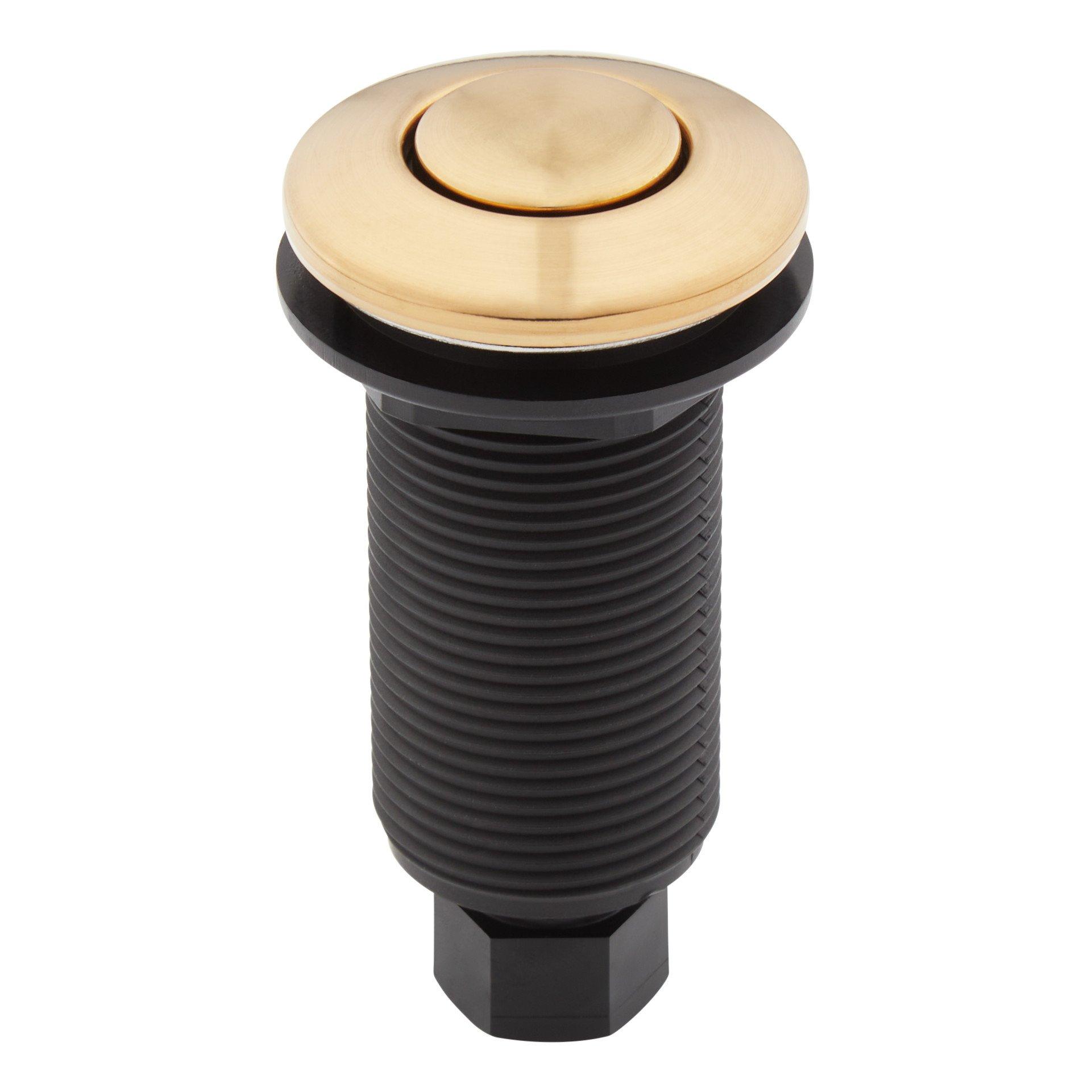 Dual Outlet Sinktop Air Switch - Brushed Gold