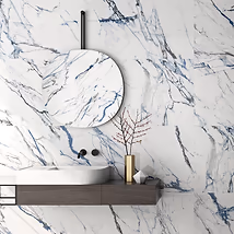 Calacatta Azur 24x48 Polished Porcelain Tile