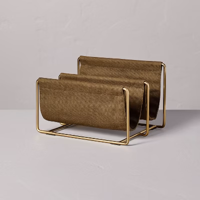 Brass & Canvas Mail Organizer Olive - Hearth & Hand™ With Magnolia