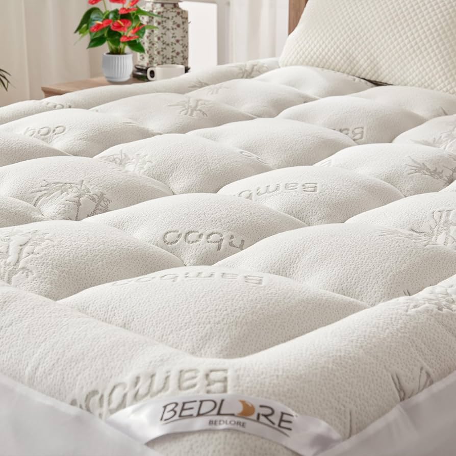Bedlore King Mattress Topper Viscose Derived From Bamboo
