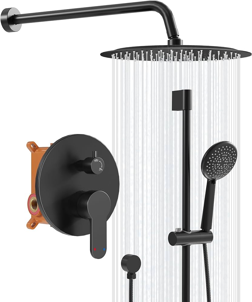 Gabrylly Shower System Black