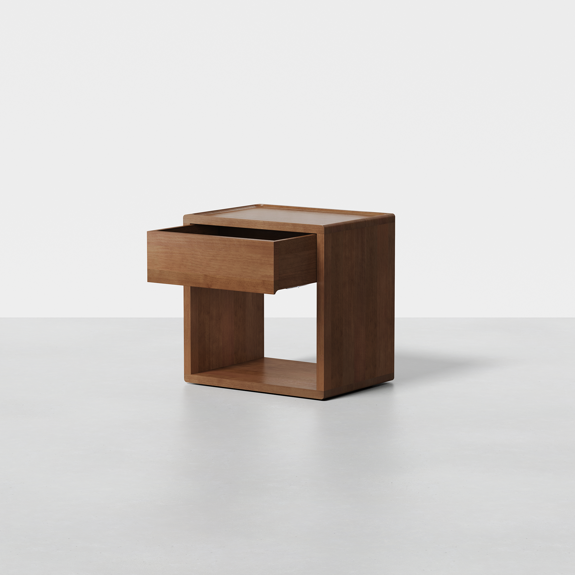 Modern Solid Wood Nightstand