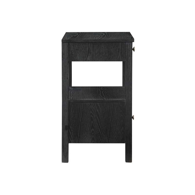 Isle Solid + Manufactured Wood Nightstand