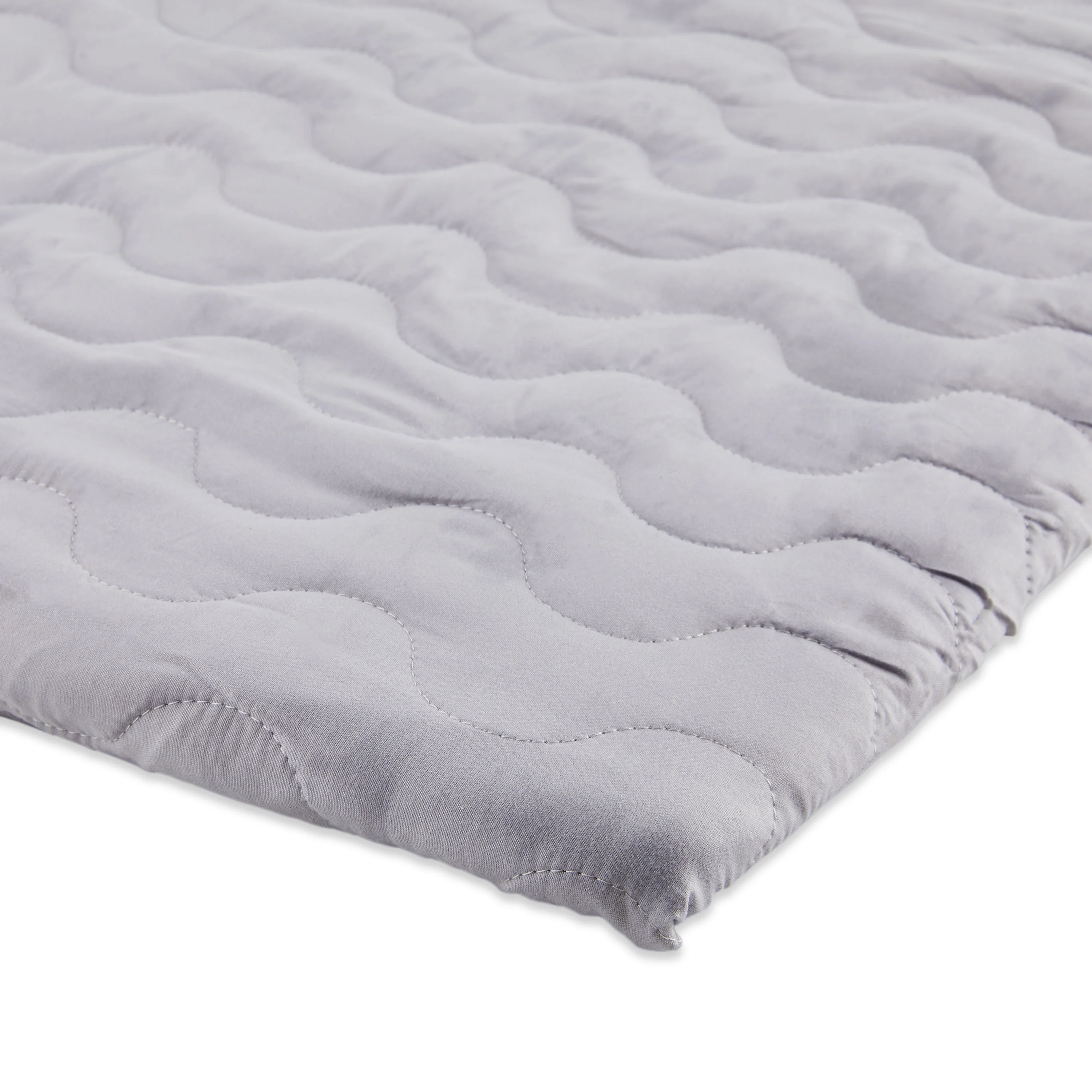 Parent's Choice Quilted Playard Sheet, 27" X 39", Gray