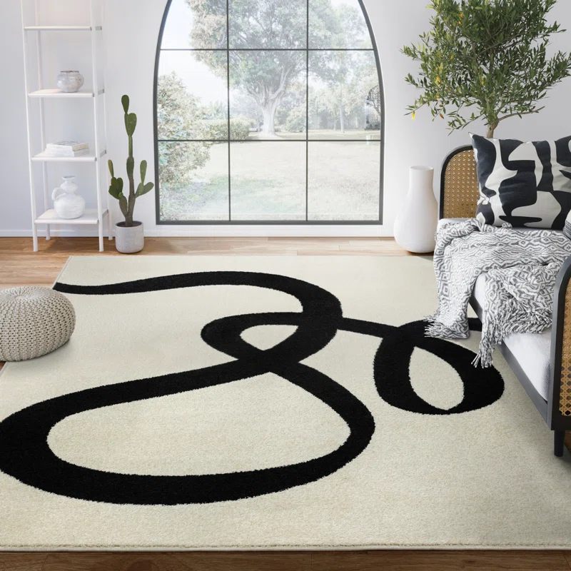 Ivy Bronx Rectangle Elkhan Area Rug