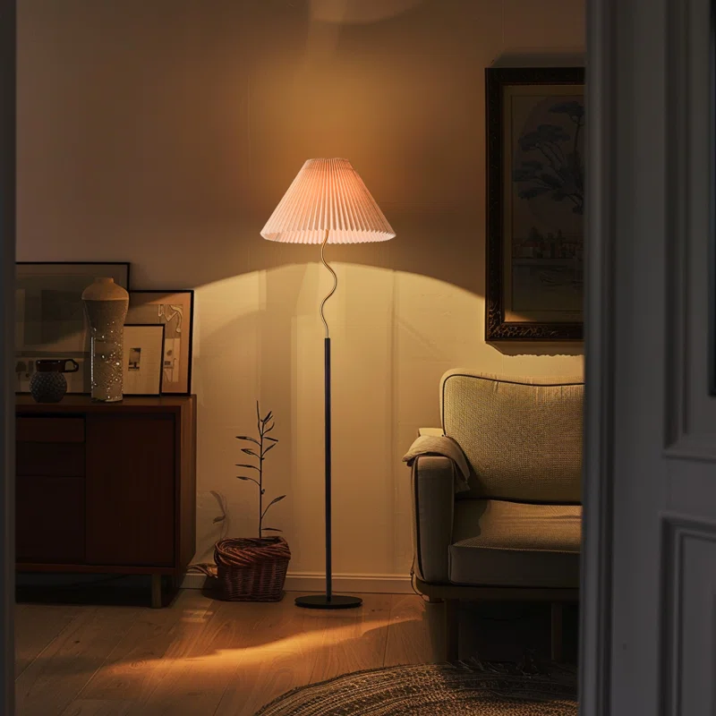 Winston Porter Theeran 606 Powder Coated Novelty Floor Lamp