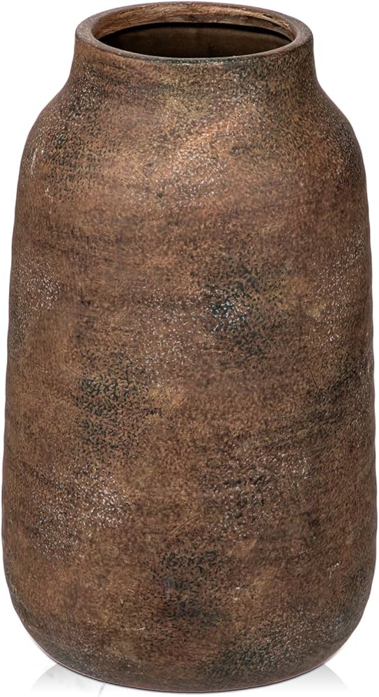 11in Rustic Ceramic Vase