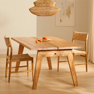 Madera Extendable Dining Table For 12 - Oak
