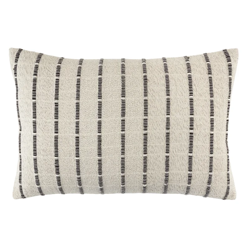 Striped Cotton Throw Pillow