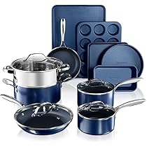 Granitestone 15 Pc Kitchen Pots And Pans Set Non Stick