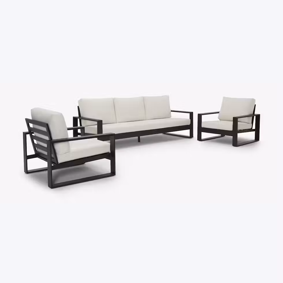 Lucia Outdoor Sofa Set (3 Piece)