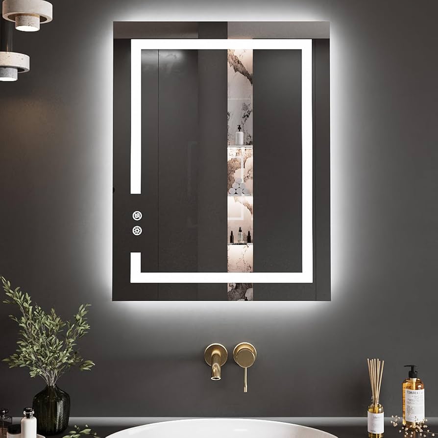 Bulife 36 X 28 Inch Led Bathroom Vanity Mirror