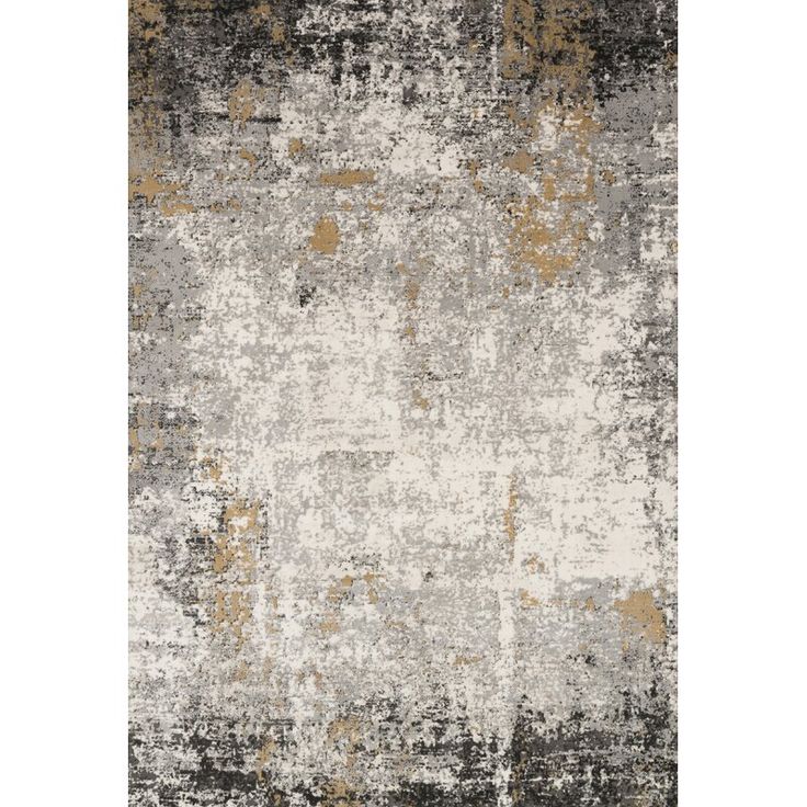 Trent Austin Design Liddle Abstract Granitegold Area Rug