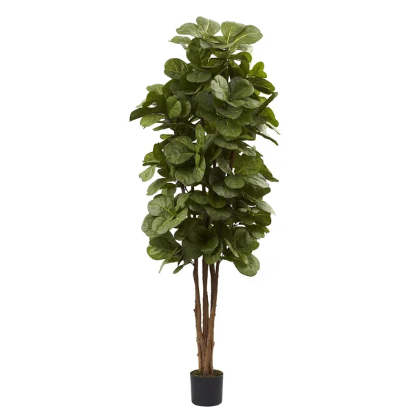 72'' Faux Fiddle Leaf Fig Tree in Planter