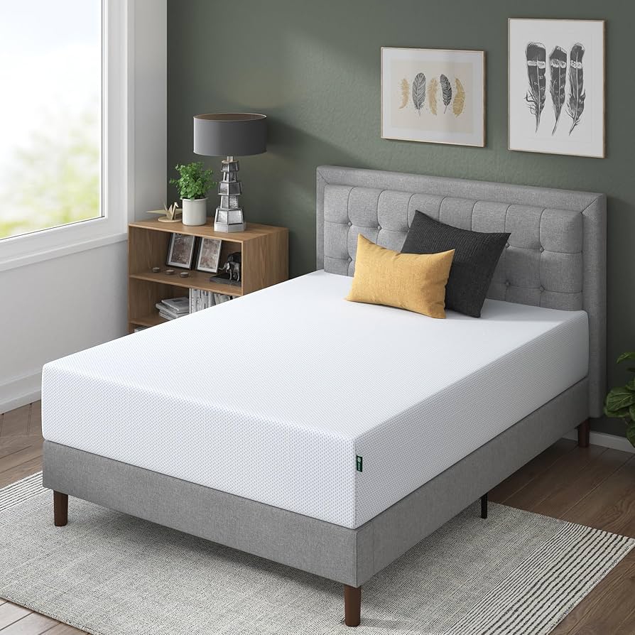 Zinus 12 Inch Green Tea Cooling Gel Memory Foam Mattress