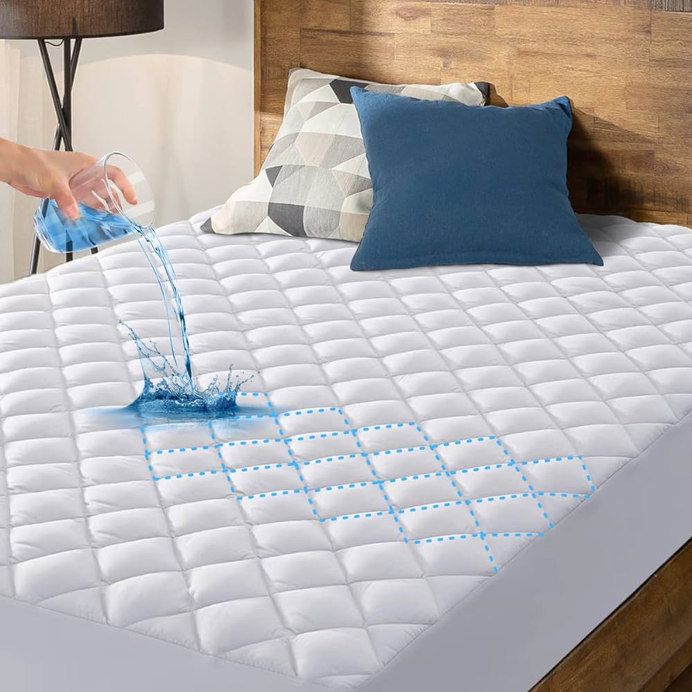 Hyleory King Size Waterproof Mattress Pad Protector