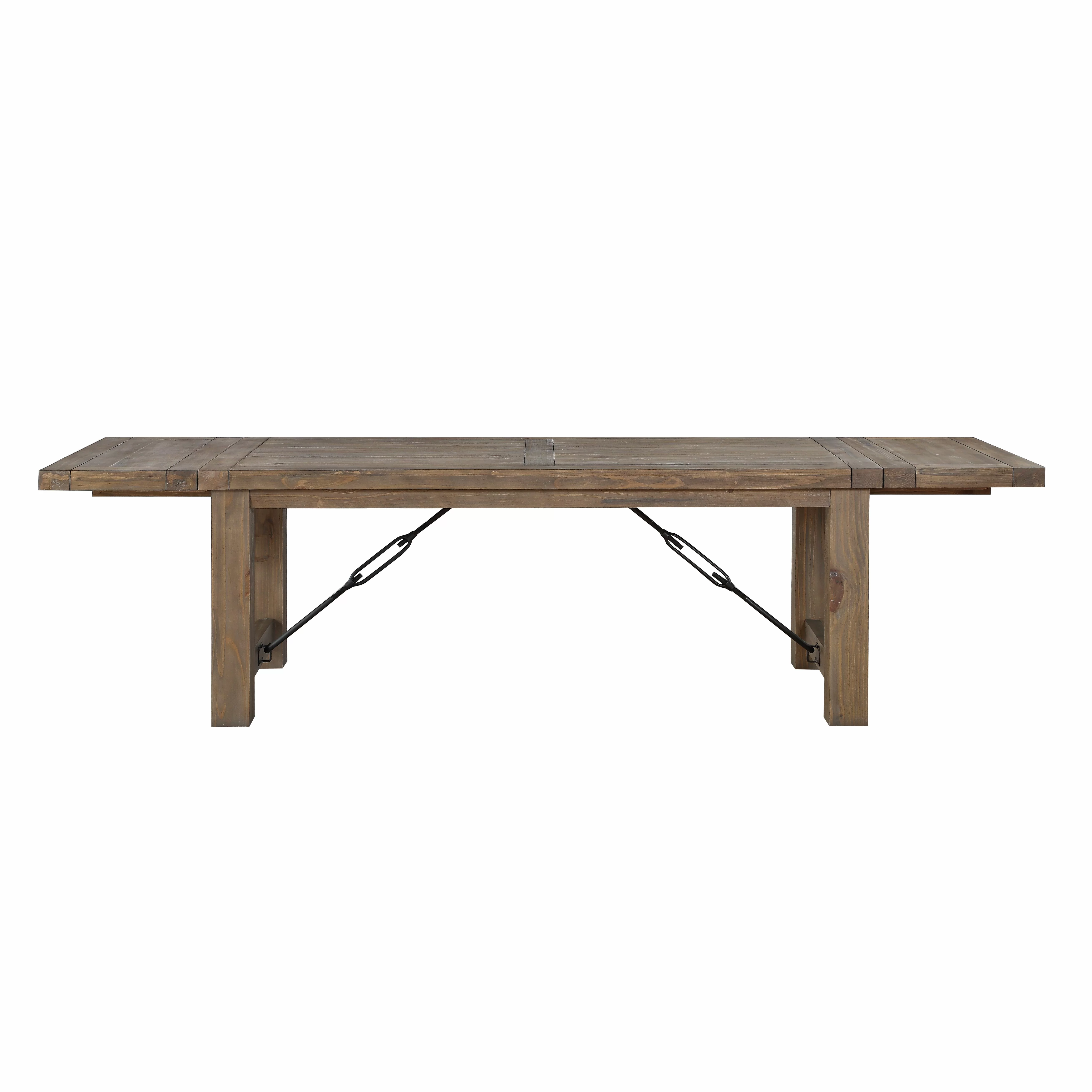 Birch Lane Amesfield Extendable Pine Solid Wood Dining Table