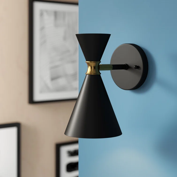 Zipcode Design Badgett 95h Dimmable Armed Sconcewall Light