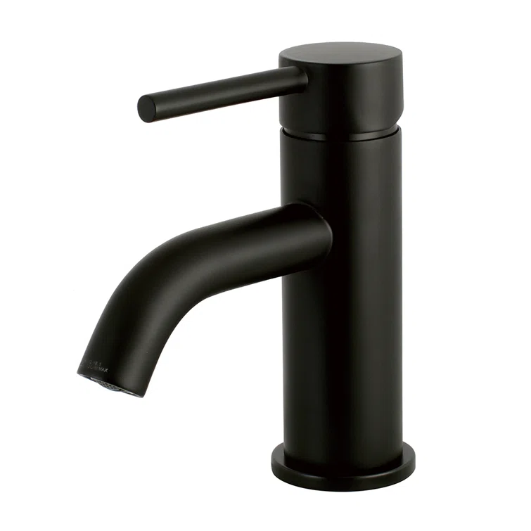 Kingston Brass Concord Single Handle 1 Hole Deck Mount Bathroom Faucet With Push Pop Up