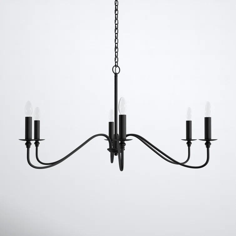 Birch Lane Ableton 6 Light Candle Style Classic Traditional Chandelier