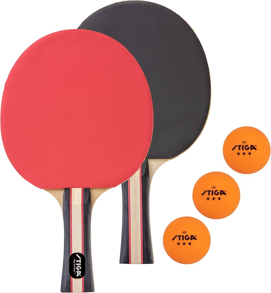 Stiga Performance 4 Player Ping Pong Paddle Set Of 4 – Table Tennis Rackets