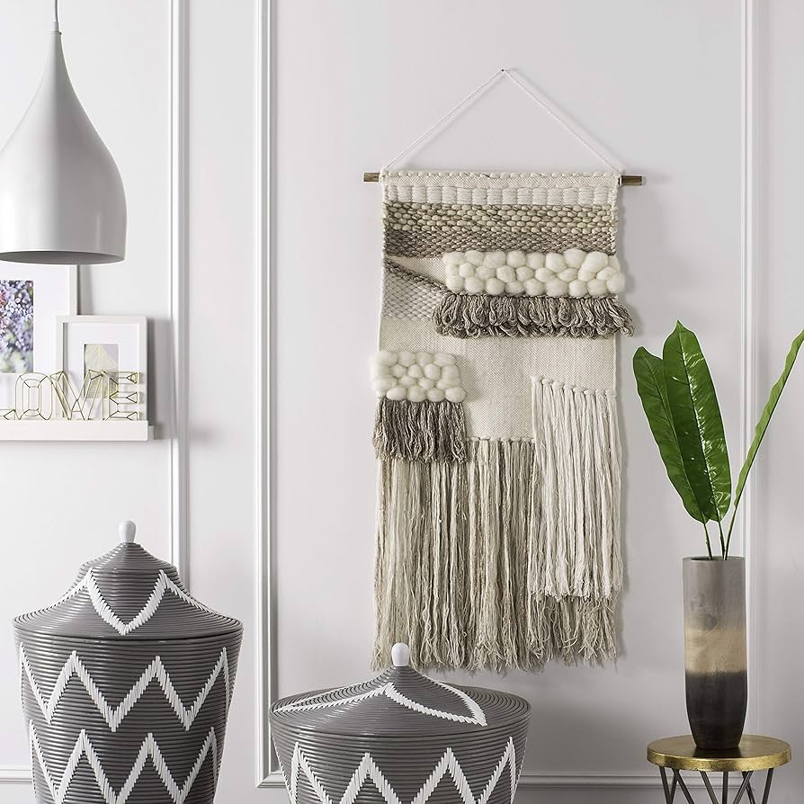 Safavieh Home Collection Sedona Cream Woven Wall Art : Home & Kitchen