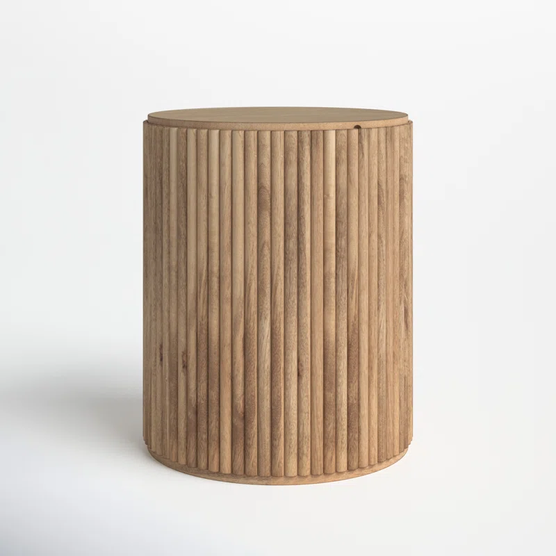 Chessa Solid Wood End Table