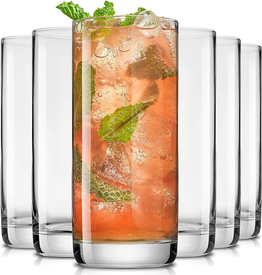 Joyjolt Faye 13oz Highball Glasses