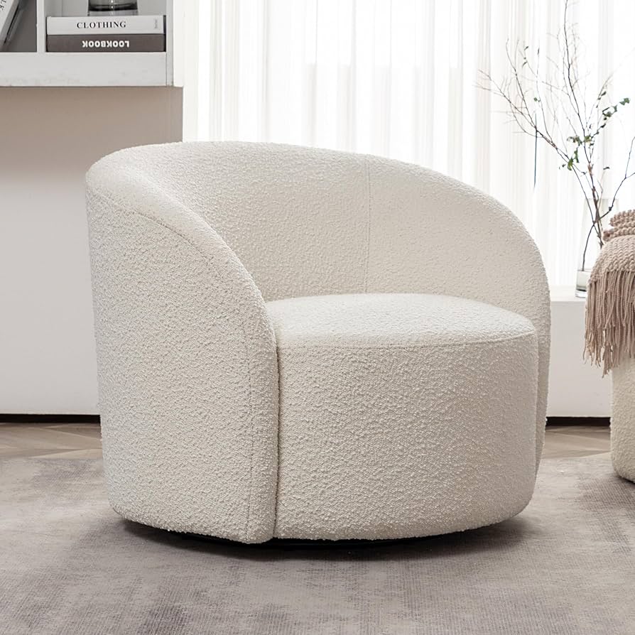 Swivel Barrel Chair