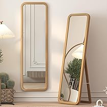 Lvsomt 63"×18” Wooden Full Length Mirror