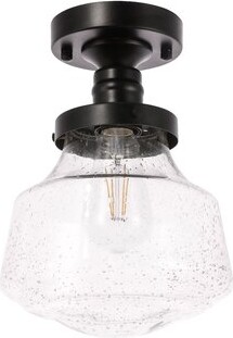 Three Posts Bomberger 2 Light 15 Semi Flush Mount
