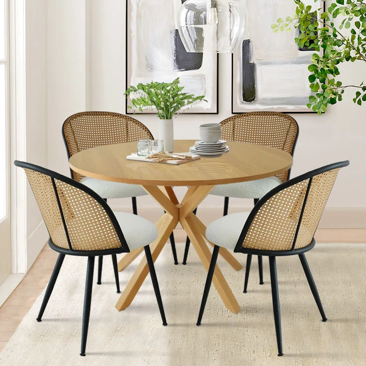 Beachcrest Home Atwater 5 Piece Dining Set