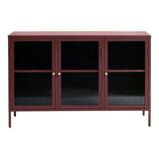 Metal & Glass 3-door Sideboard - Contemporary - Buffets And Sideboards - By Unique Furniture