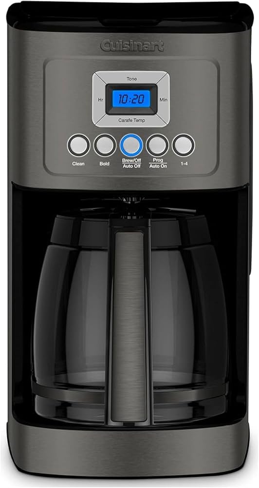 Cuisinart Coffee Maker, Black Stainless Steel