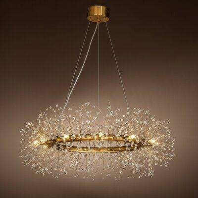 Modern Glam Firework Crystal Chandelier