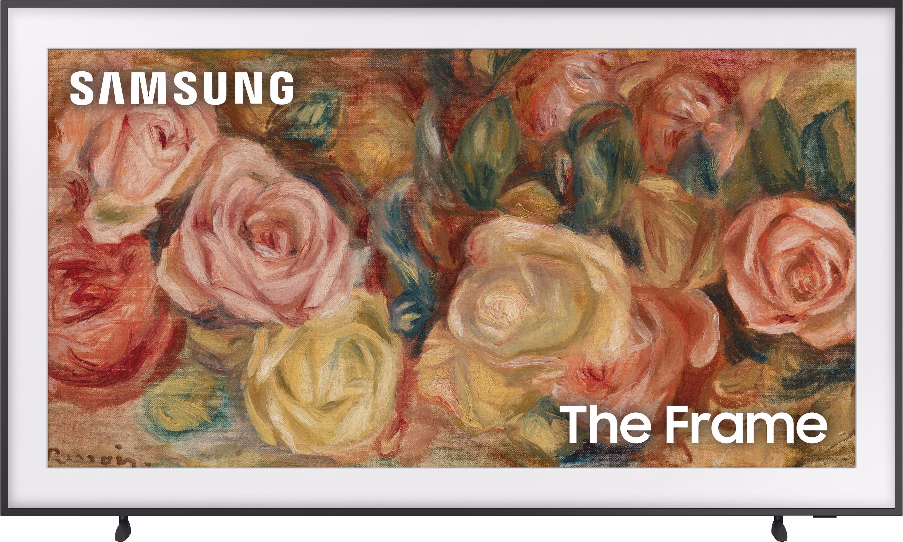 Samsung 75” Class Ls03d The Frame Series Qled 4k With Anti-reflection And Slim Fit Wall Mount Included (2024) Qn75ls03dafxza